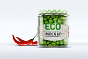 Glass Jar Mockup, a Packaging Mockup by Hubzway (Thumbnail 4 of 5)