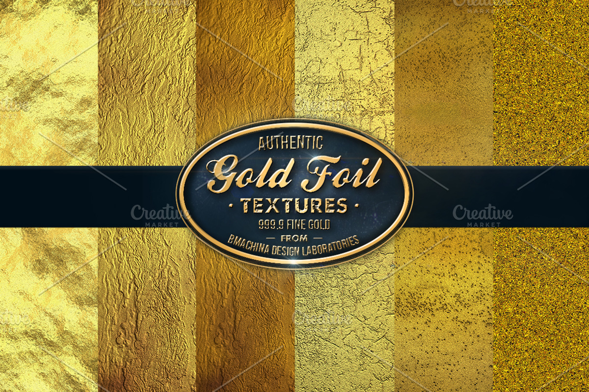 31 Authentic Gold Textures, a Texture Graphic by BMACHINA Labs. (Photo 2 of 4)