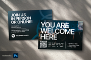 Modern Church Invite Card, a Card Template by JD Designs (Thumbnail 1 of 5)