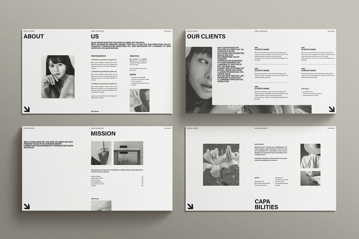 Portfolio Presentation Template, a Presentation Template by RedGiant (Photo 3 of 6)