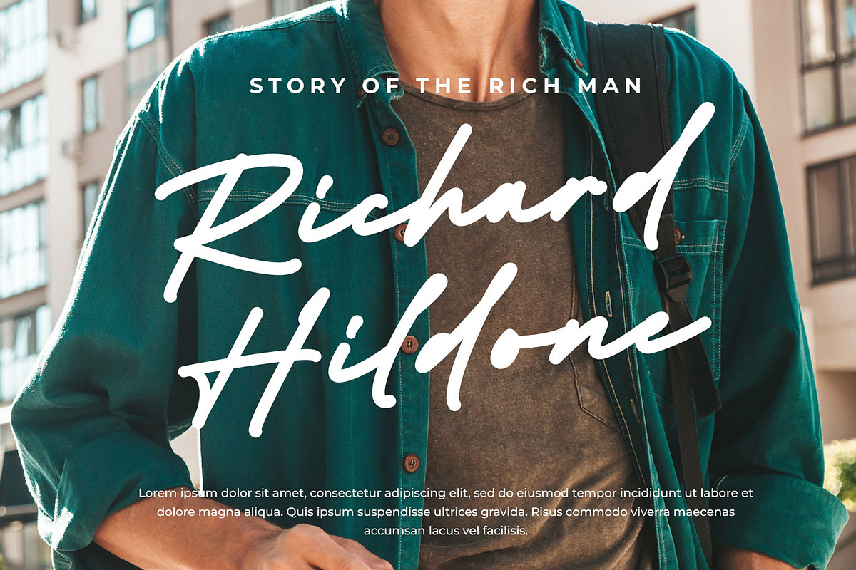 Huntley Signature Font, a Handwritten Font by RantautypeStudio (Photo 10 of 13)