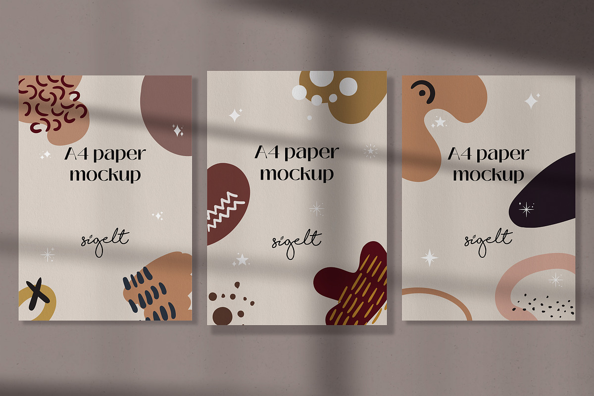 Digital A4 paper mockups, an Advertising Mockup by Sigelt (Photo 3 of 4)