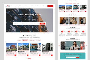 Real Estate Landing Page Design