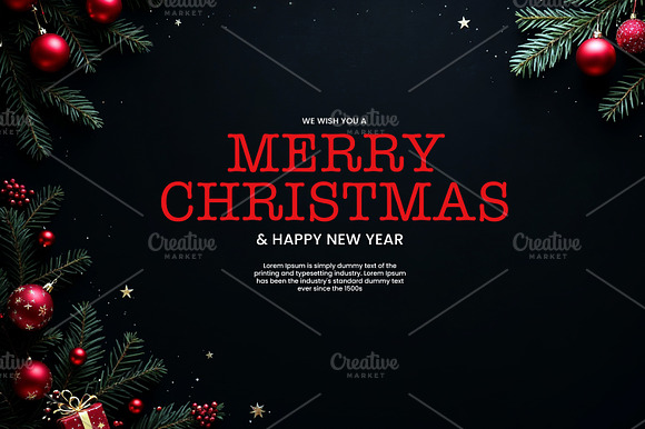 Merry Christmas and New Year Design preview 2