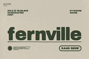 Fernville: Bold Sans Serif