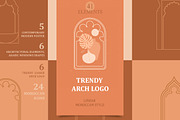 Trendy arch logo. Morocco icon set., a Branding & Logo Template by WalnutBird (Thumbnail 1 of 6)