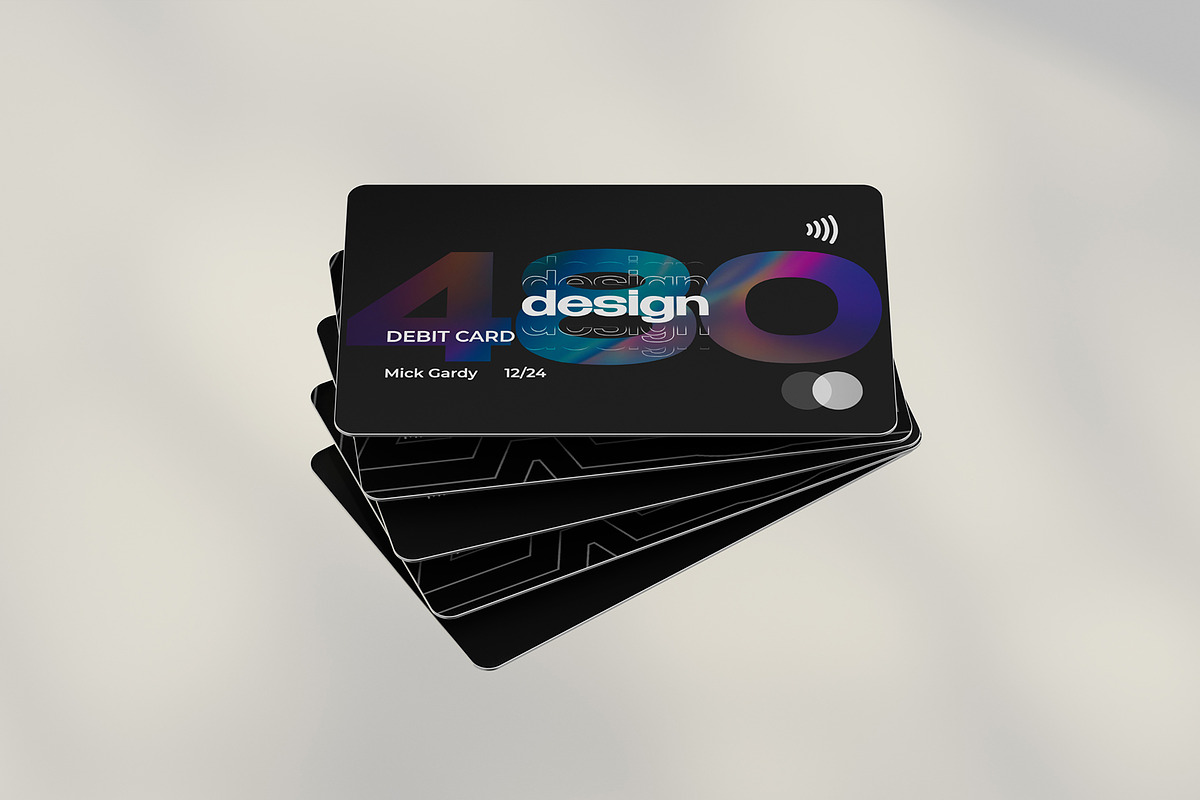 Credit Card Mockup, an Advertising Mockup by Pixel_Vision_Store (Photo 6 of 9)