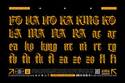 Arcanika Gothic Typeface, a Blackletter Font by alit design (Thumbnail 2 of 20)