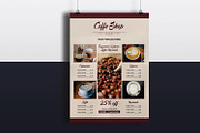 Coffee Shop Flyer Template, a Flyer Template by retrographix (Thumbnail 2 of 5)