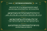 Brown Hunter Victorian Set, a Serif Font by alit design (Thumbnail 7 of 32)