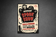 Halloween Party & Show Flyer, a Flyer Template by VectorVactory (Thumbnail 2 of 4)