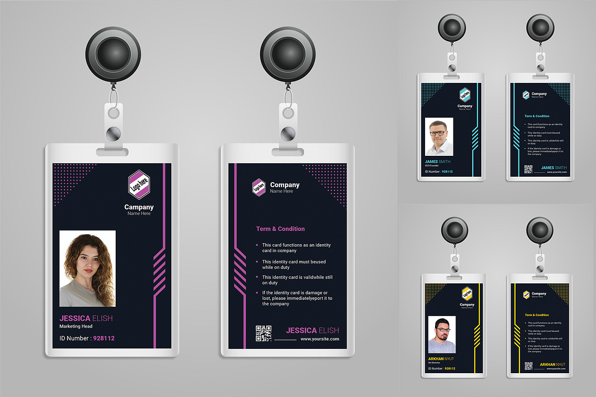 Id Card Template, a Business Card Template by TemplArt (Photo 3 of 4)