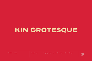 Kin Grotesque Standard