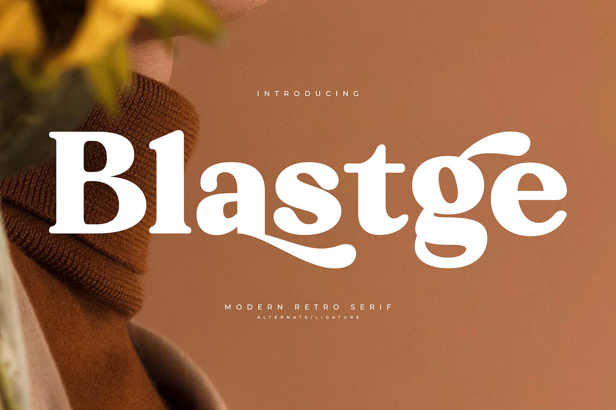 Blastge Modern Retro Serif, a Serif Font by Letterena Studios (Photo 1 of 15)