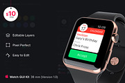 iWatch GUI kit, a Templates & Theme by agile (Thumbnail 1 of 3)