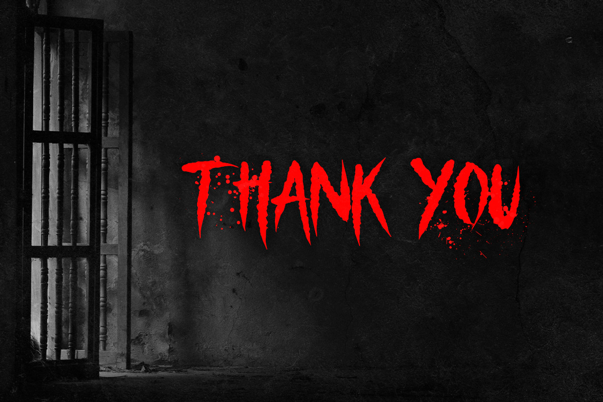 Nightscary - Horror & Scary Font, a Handwritten Font by Typefactoryco (Photo 8 of 8)