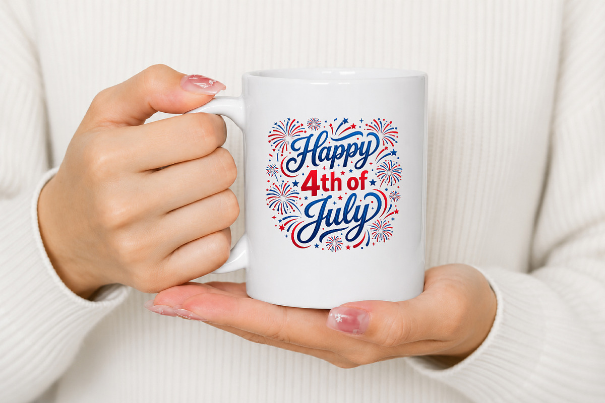 Happy 4th of July Sublimation PNG, a Seasonal Illustration by Canvas Craft (Photo 5 of 6)