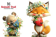 Whimsical Animals Clipart Bundle, a Transportation Illustration by SinaCreation (Thumbnail 1 of 7)