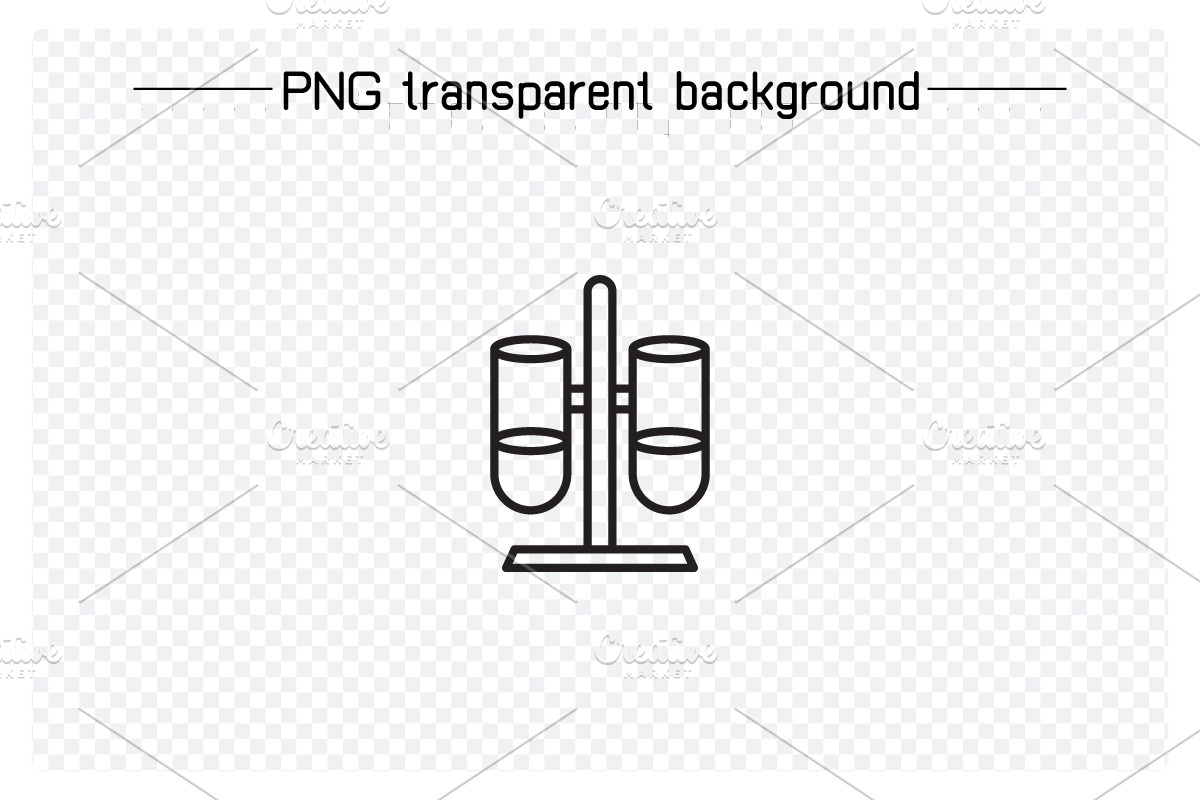 Flask and Test Tube Line Icons Set, an Outline Icon by Designfour (Photo 2 of 7)