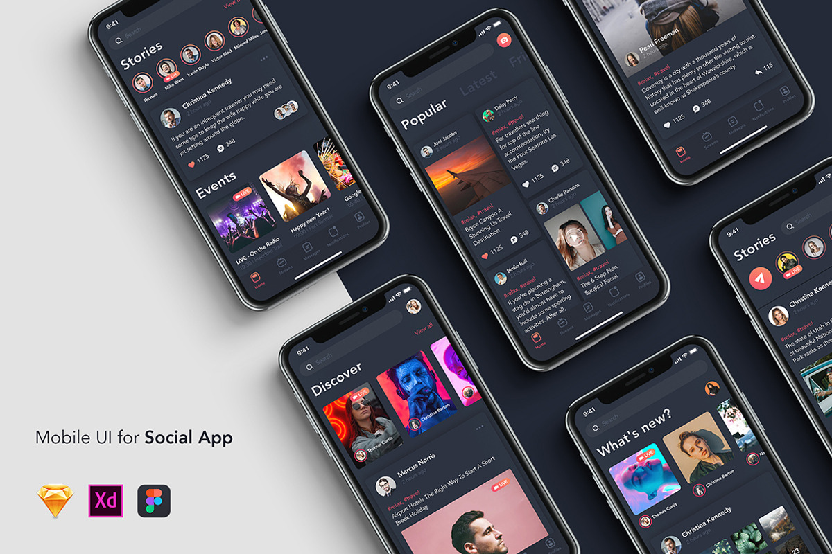 Zingo - Social App UI Kit, an App Template by hoangpts