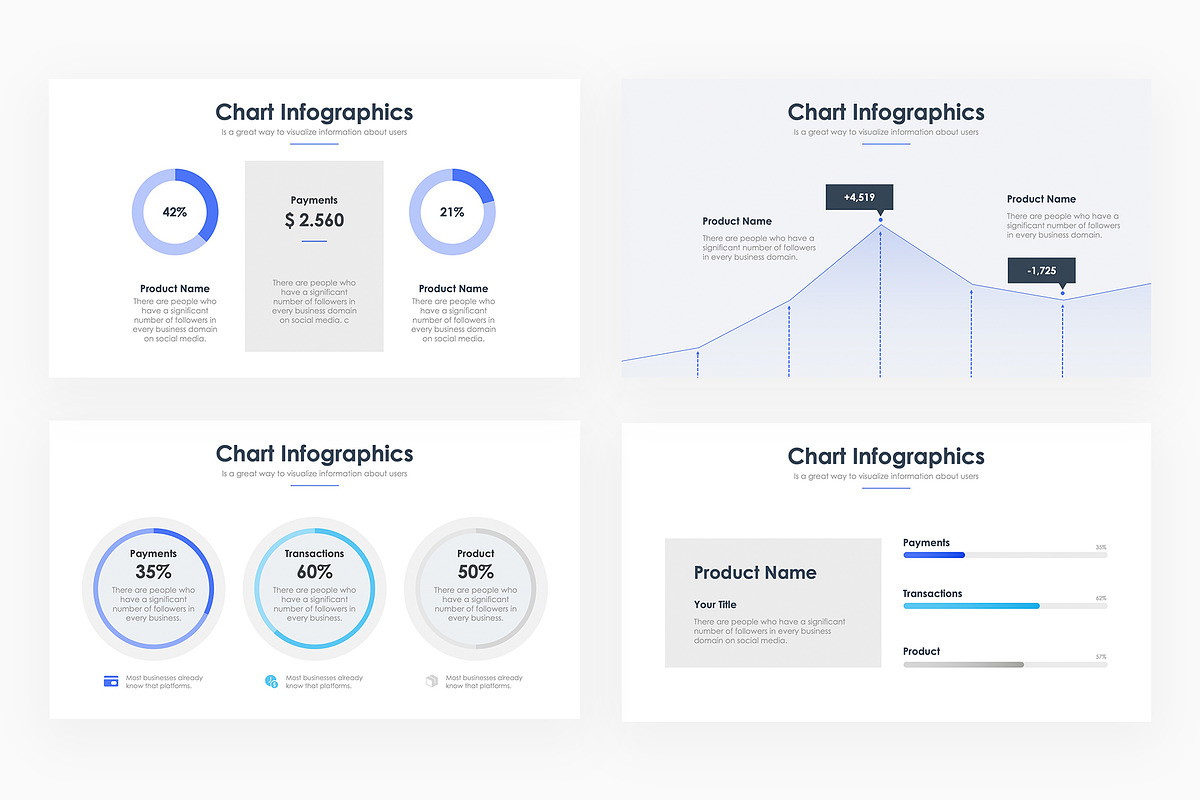 Charts Infographics PowerPoint, a Presentation Template by slidequest (Photo 3 of 6)