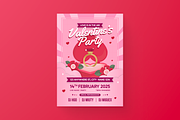 Valentine's Day Flyer, a Flyer Template by MMPixelCraft (Thumbnail 2 of 6)