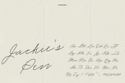 Jackie's Pen - A Handwritten Script, a Handwritten Font by Studio Madly (Thumbnail 4 of 4)