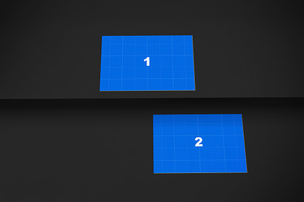 Gold & Dark Business Cards Mockup