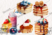 Watercolor pastry clipart Part 2, a Food Illustration by TanuschArts (Thumbnail 4 of 6)