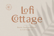 Lofi Cottage - Rustic Sans Serif, a Sans Serif Font by Craft Supply Co. (Thumbnail 1 of 10)