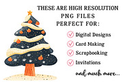 Boho Christmas Tree Clipart, an Illustration by OK Design (Thumbnail 3 of 6)