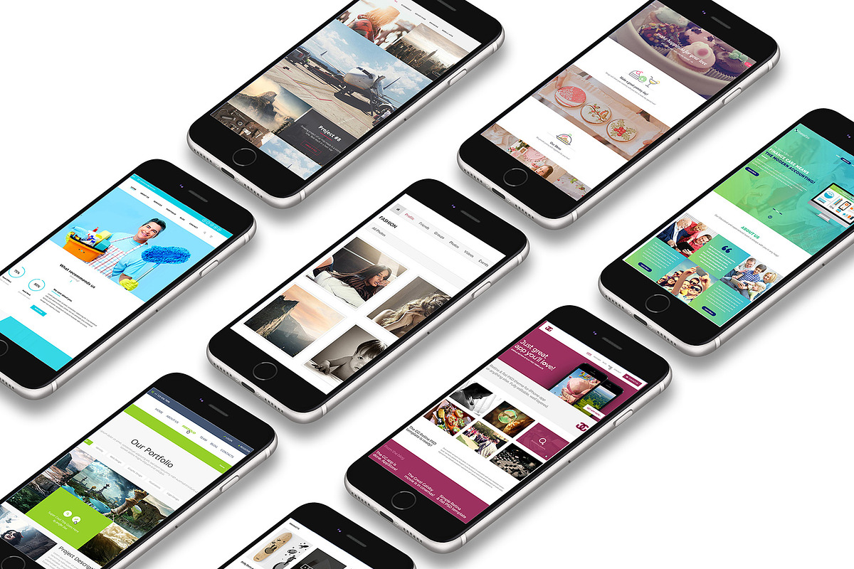 3D iPhone Presentation Mock-Up Bun 1, an iPhone Mockup by Graphicsworld125 (Photo 7 of 16)