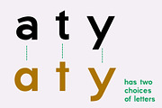 Algoria | Sans Serif Family 36 Font, a Sans Serif Font by Sealoung (Thumbnail 3 of 11)