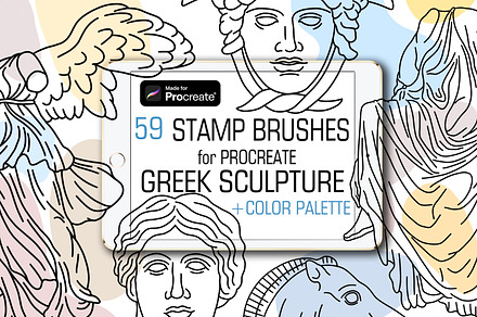 Antique stamp brushes for Procreate