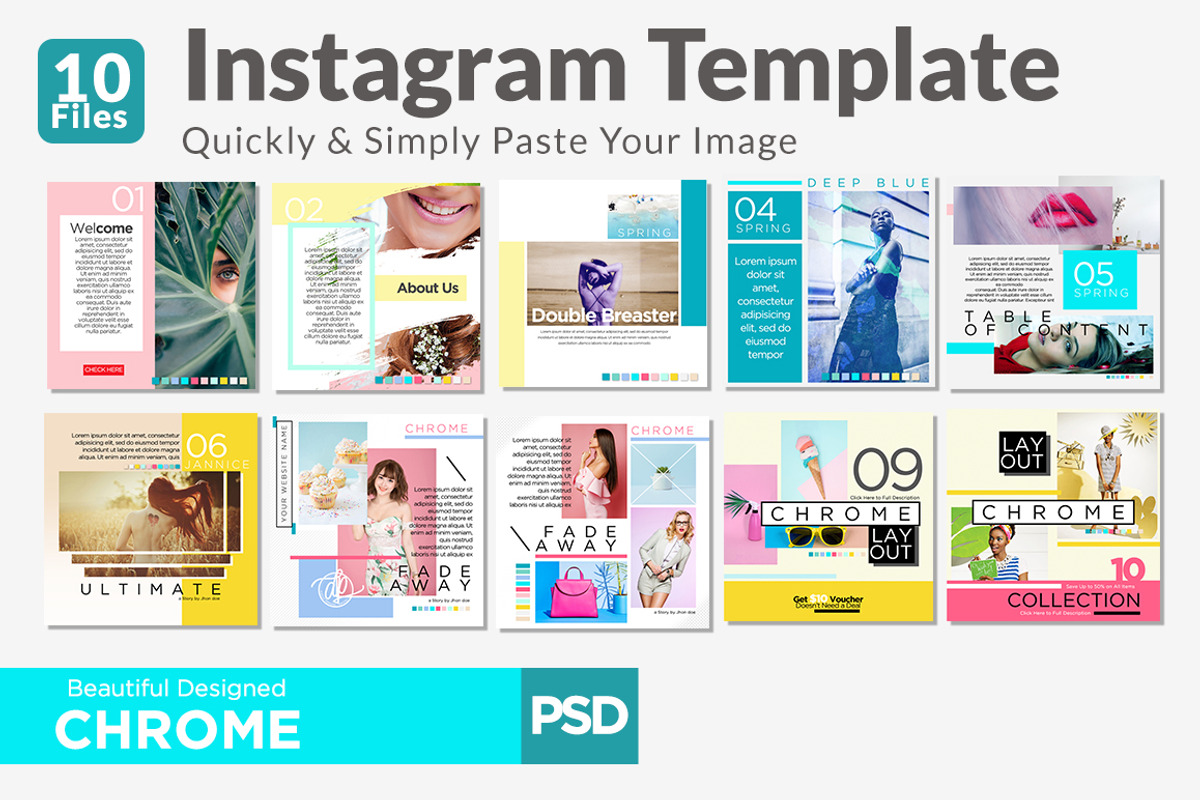 CHROME Instagram Post, a Social Media Template by dePanda (Photo 5 of 5)