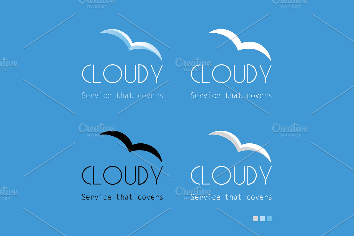 Cloudy Logo, a Branding & Logo Template by PSDFY (Photo 3 of 3)