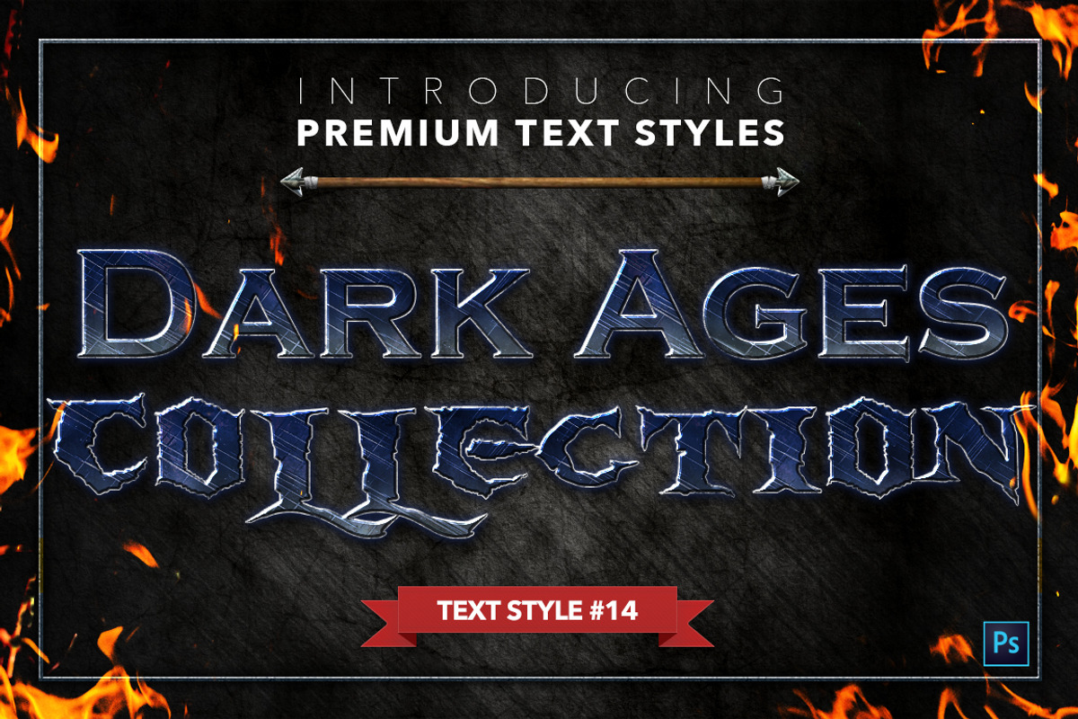 Dark Ages #1 - Text Styles, a Layer Style Add-On by Jonas Stensgaard (Photo 15 of 18)
