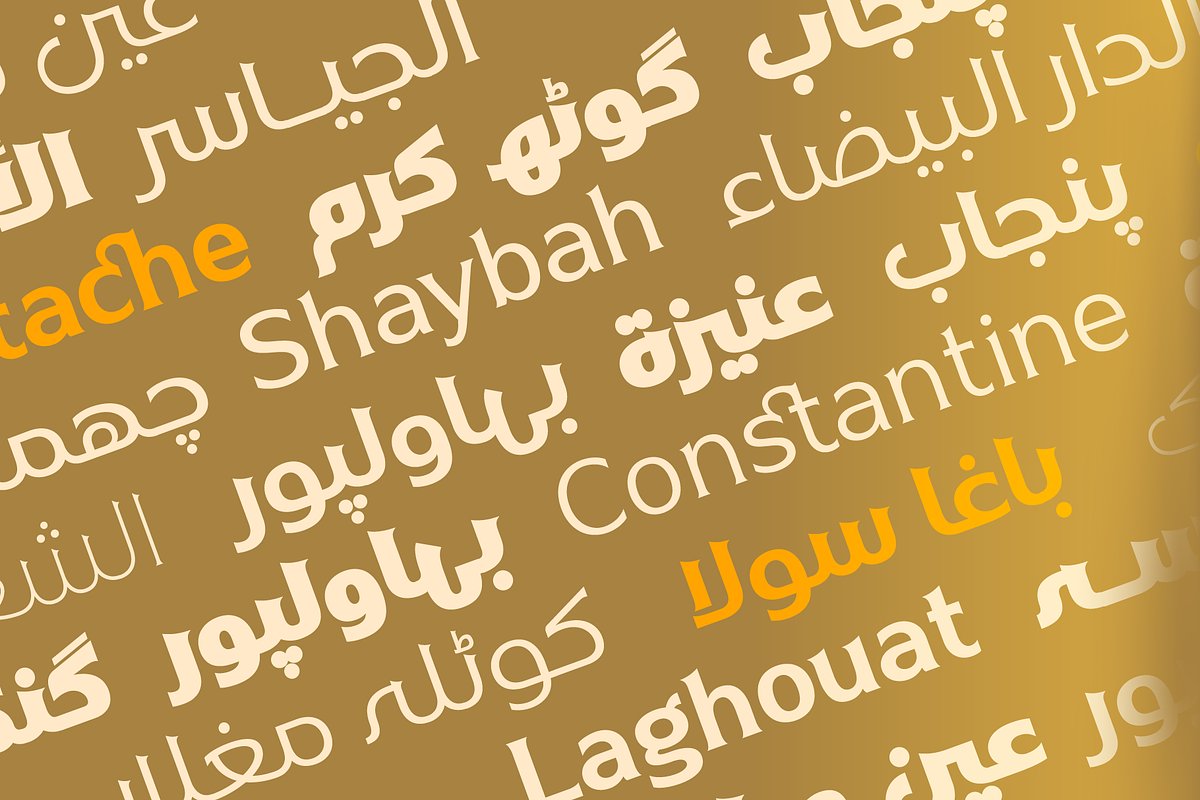 Naveid Latin & Arabic Font Black, a Serif Font by Namela Studio (Photo 5 of 7)