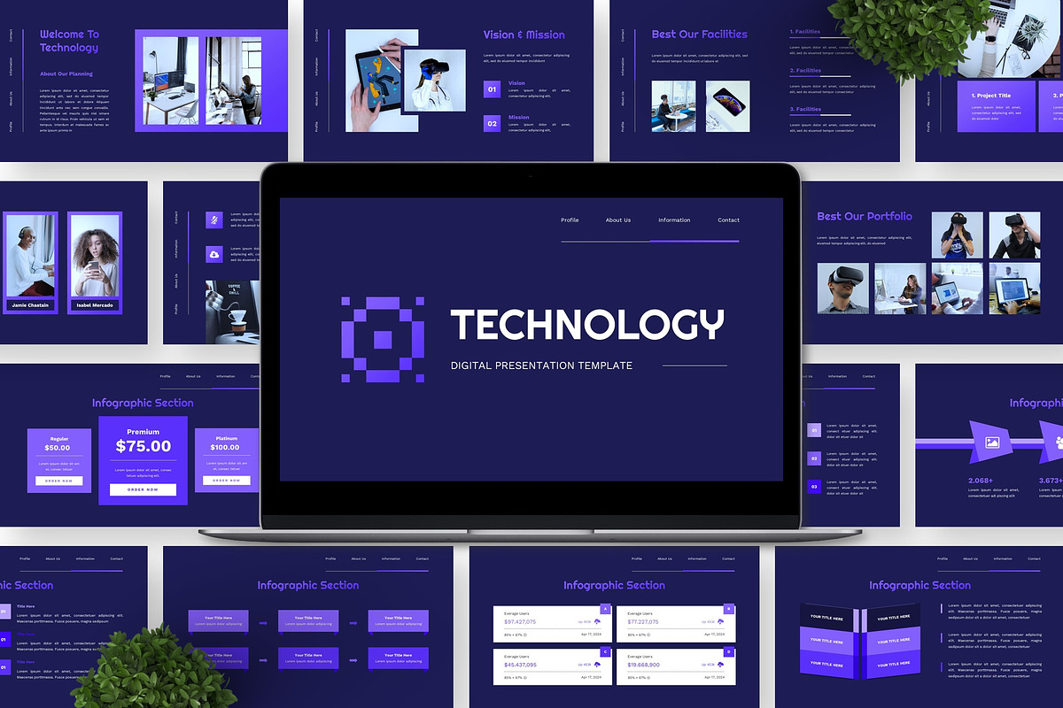 Technology - Digital Powerpoint preview 6