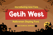 Getih West, a Font by twinstd (Thumbnail 1 of 12)