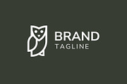 Owl Monoline Logo, a Branding & Logo Template by TA Branding (Thumbnail 1 of 2)