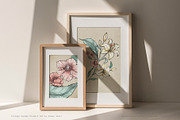 Vintage Garden Flowers, a Decorative Illustration by Evenif (Thumbnail 14 of 22)