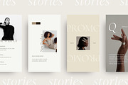 Luxury Aesthetic Instagram templates, a Social Media Template by LiliesandBerries (Thumbnail 8 of 17)