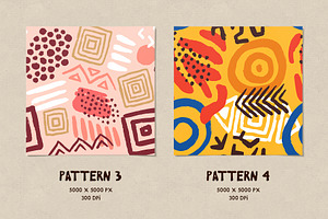 African Shapes: Graphics Patterns