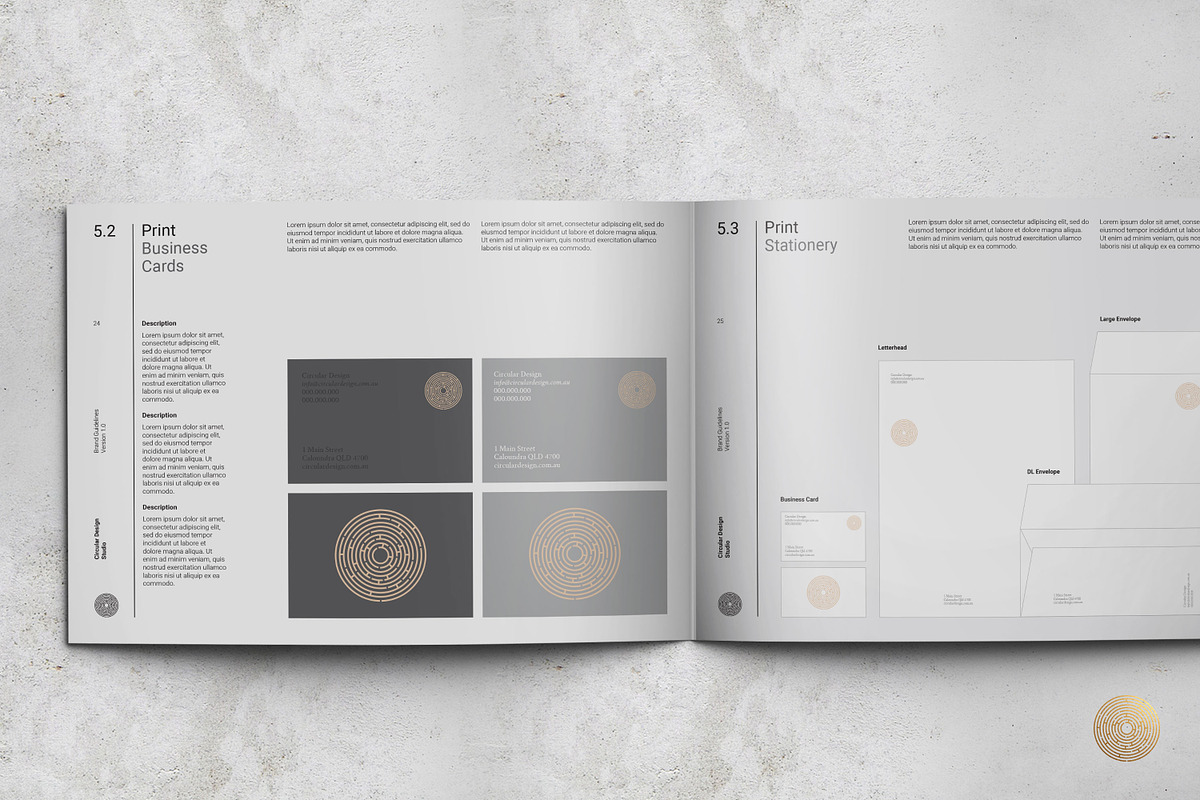 THE MINIMALIST / Brand Guidelines, a Brochure Template by Circular (Photo 10 of 11)