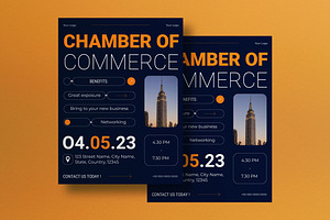 Black Modern Business Flyer, a Flyer Template by graphicook