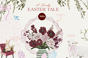 Hand Drawn Easter Watercolor Set, an Object Graphic by Laras Wonderland (Thumbnail 1 of 11)
