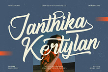 Janthika Kertylan Modern Brush Font