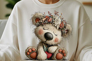 Whimsical Teddy Bear Birthday PNG, an Illustration by one-touch (Thumbnail 2 of 18)