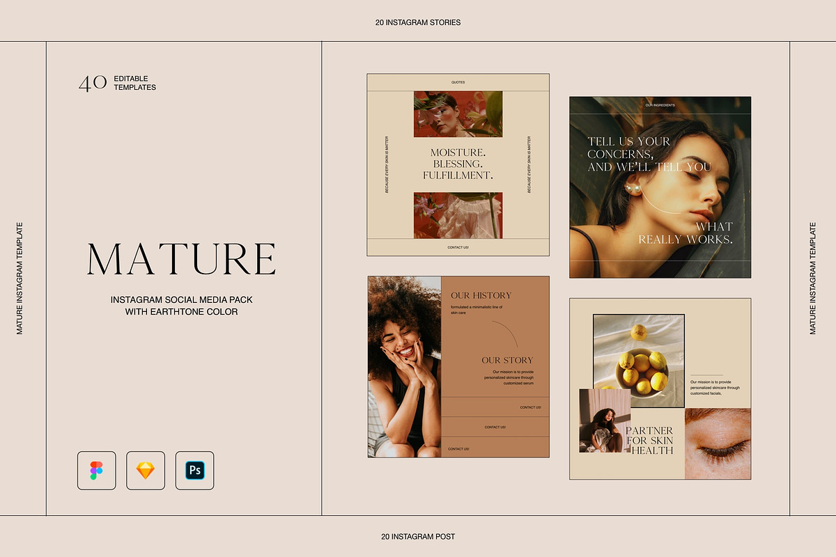 Humble | Instagram & Landing Bundles, a Landing Page Template by Skolastika Phoebe (Photo 6 of 8)
